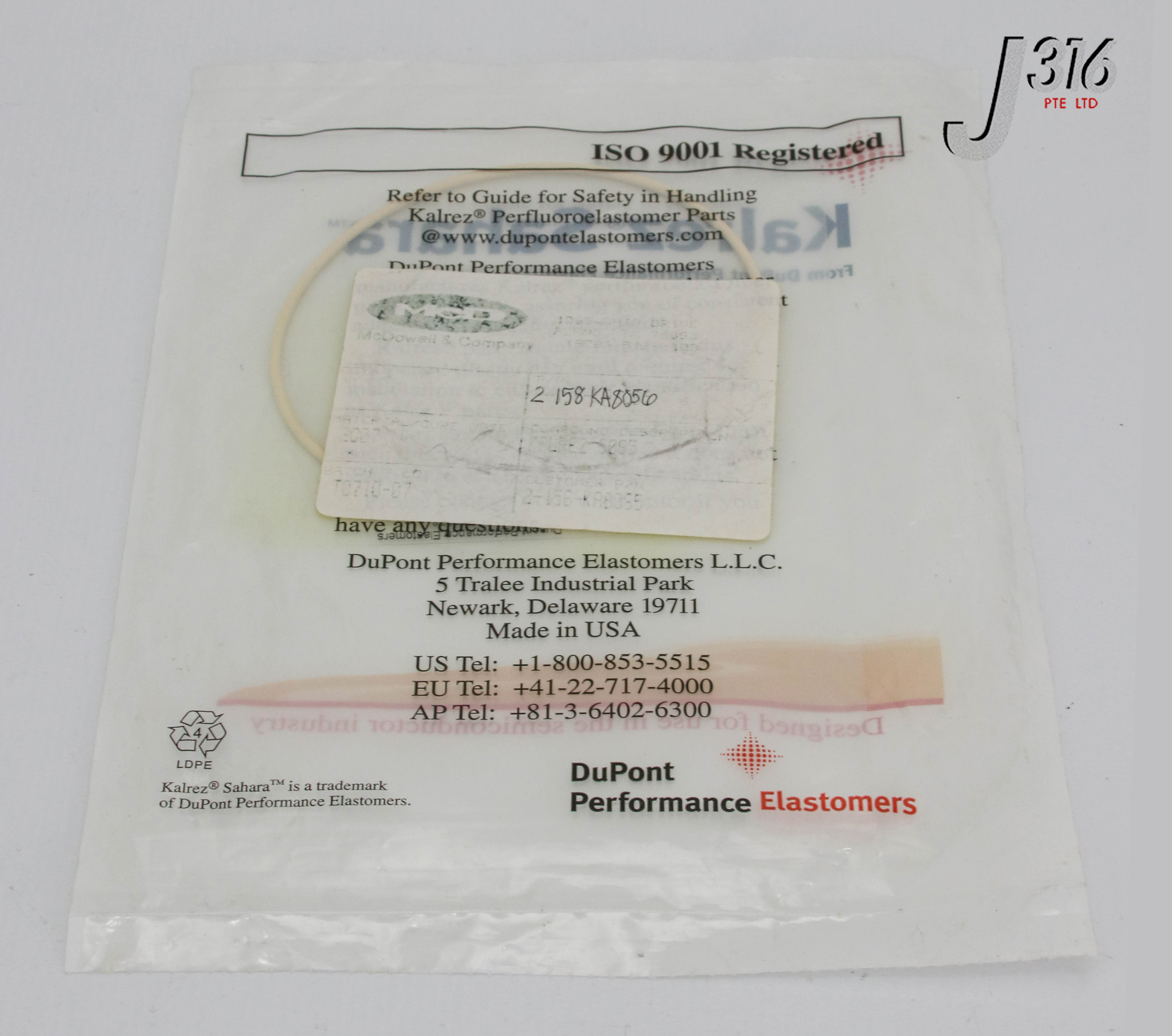16001 KALREZ O-RING, K#156, COMPOUND 8085UP (NEW) AS-568A | eBay UK